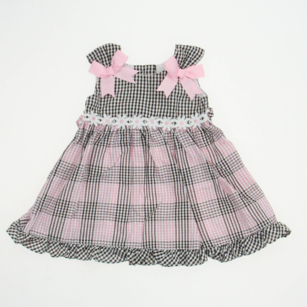 Rare, Too! Girls Brown | White | Pink Dress size: 6 Months